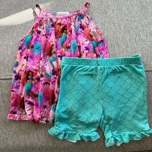 Posh Peanut 🧜‍♀️ Disney little mermaid Teal Outfit Set
